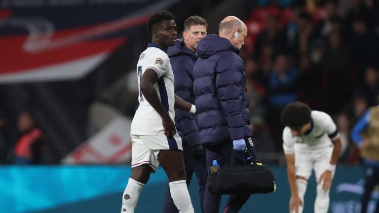 Arsenal’s Bukayo Saka misses Bournemouth clash with injury