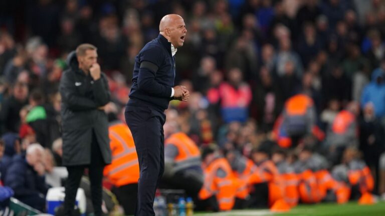 Liverpool’s Arne Slot questions referee decisions despite win