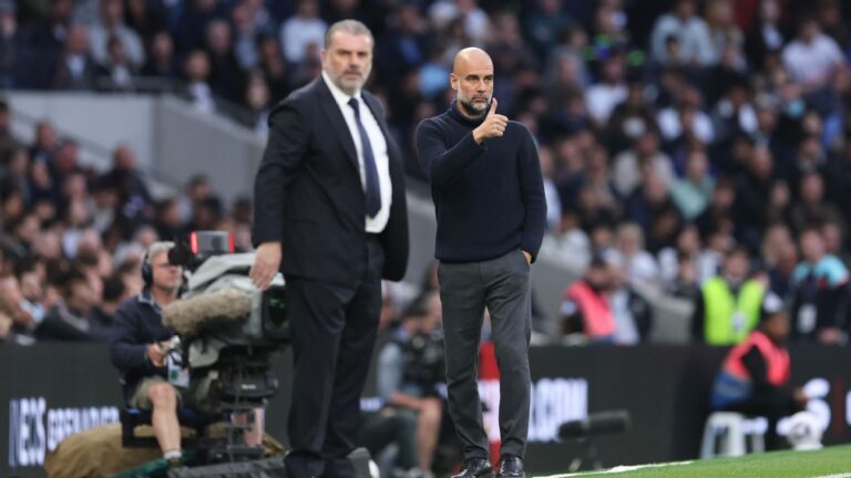 Ange Postecoglou: Spurs can knock Guardiola's Man City off top