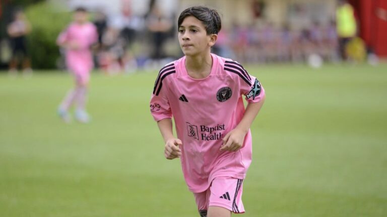 Messi's son debuts at Argentina tournament in dad's hometown