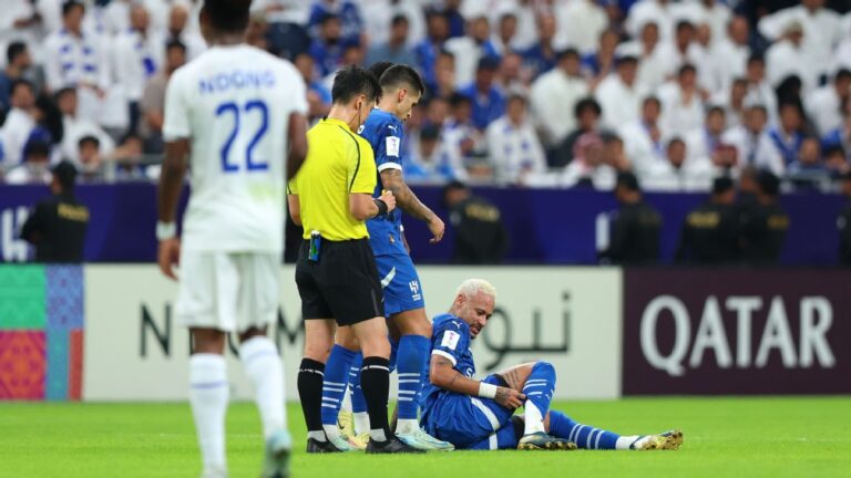 Neymar subbed off with injury after coming on for Al Hilal