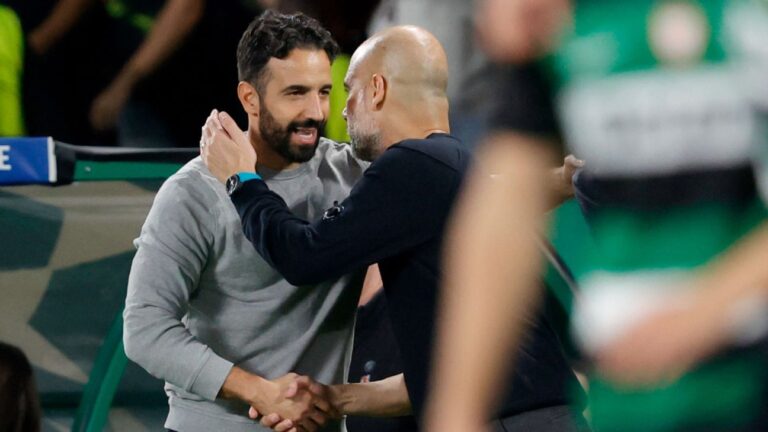 Ruben Amorim: Pep Guardiola 'so much better than me' right now