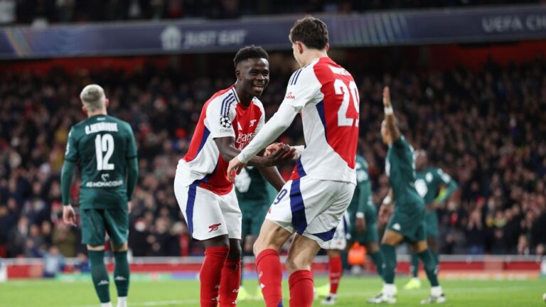 Saka denied first Arsenal hat trick when Havertz 'got in the way'