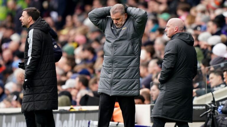 Ange Postecoglou: Spurs 'hurt' by lack of 'noise' over referee calls