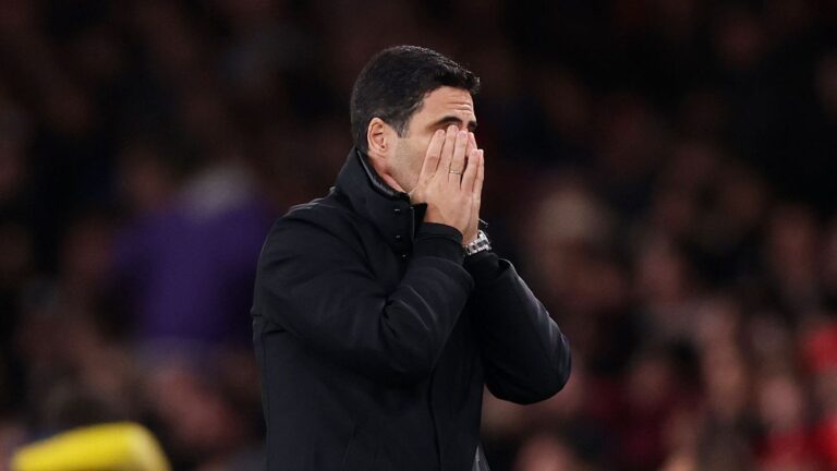 Arsenal 'dropped standards' in Crystal Palace draw - Mikel Arteta