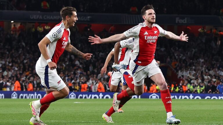 Arsenal vs. Real Madrid: Declan Rice 'speechless' after 'magic' free kicks