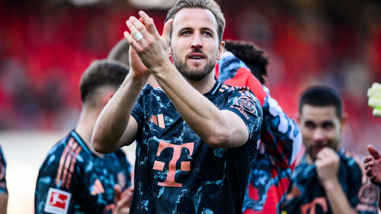 Harry Kane on brink of first major trophy as Bayern Munich eye Bundesliga title