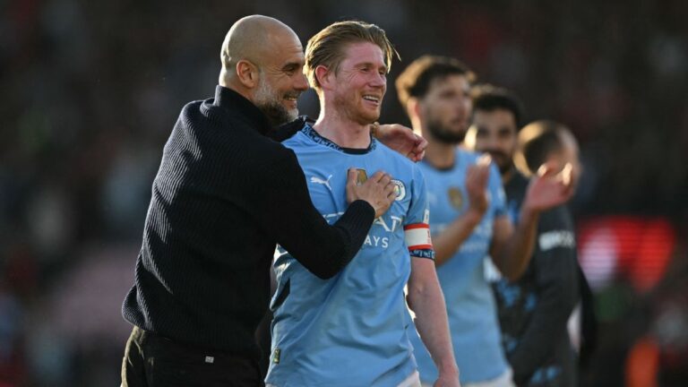 Kevin De Bruyne's Man City exit a 'sad day' - Pep Guardiola